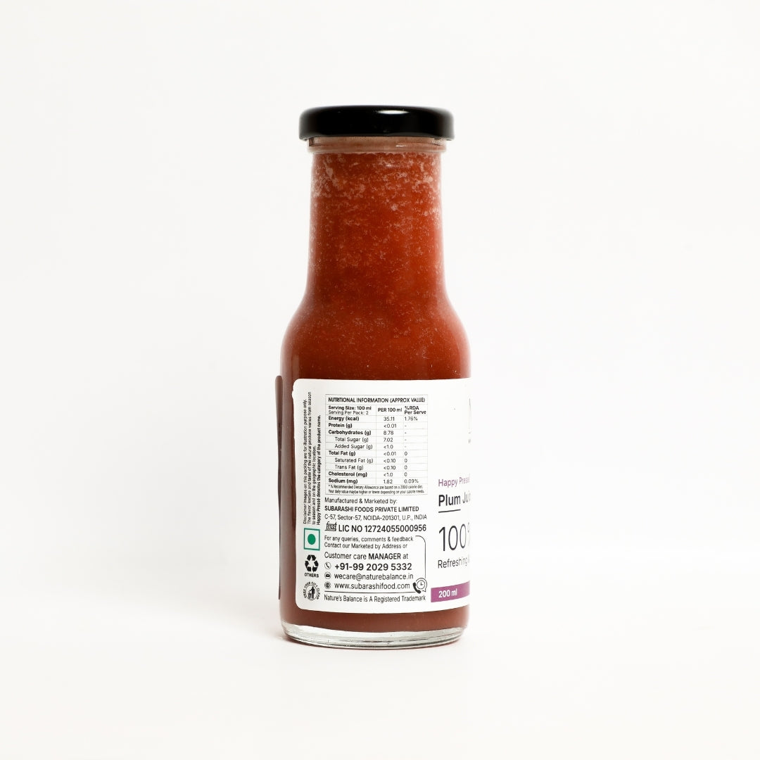 PLUM JUICE - 70 kcal