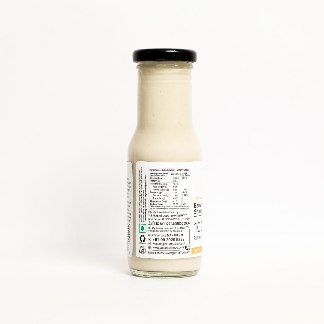 BANANA MILK SHAKE - 200 kcal