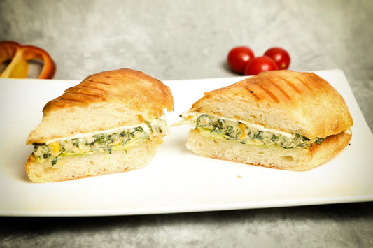 CORN, SPINACH & CHEESE SANDWICH