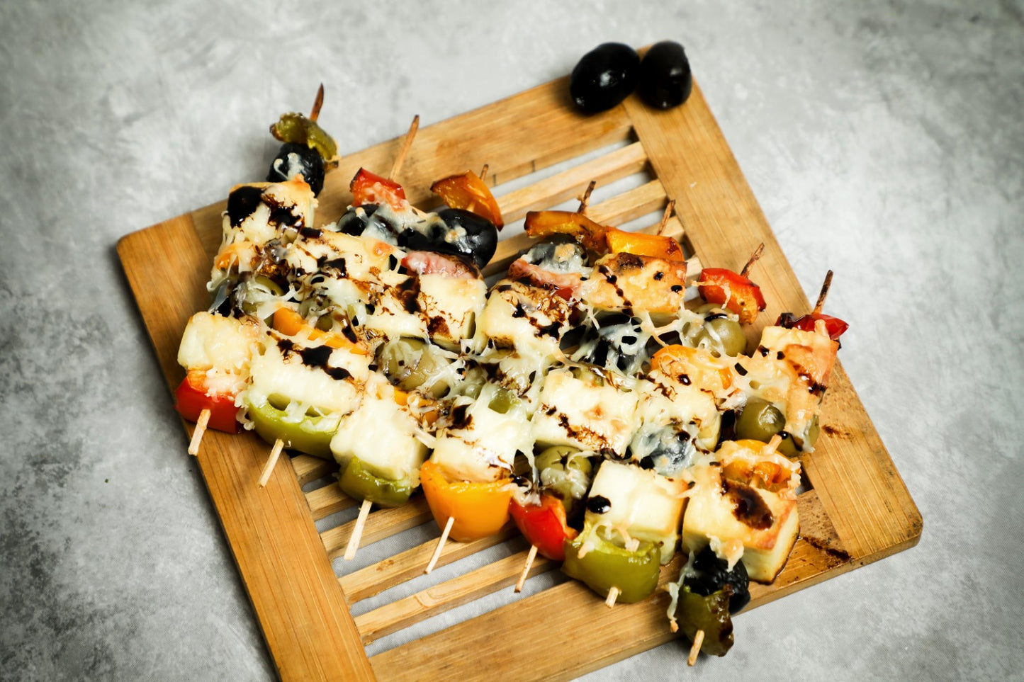 CHEESE SKEWERS