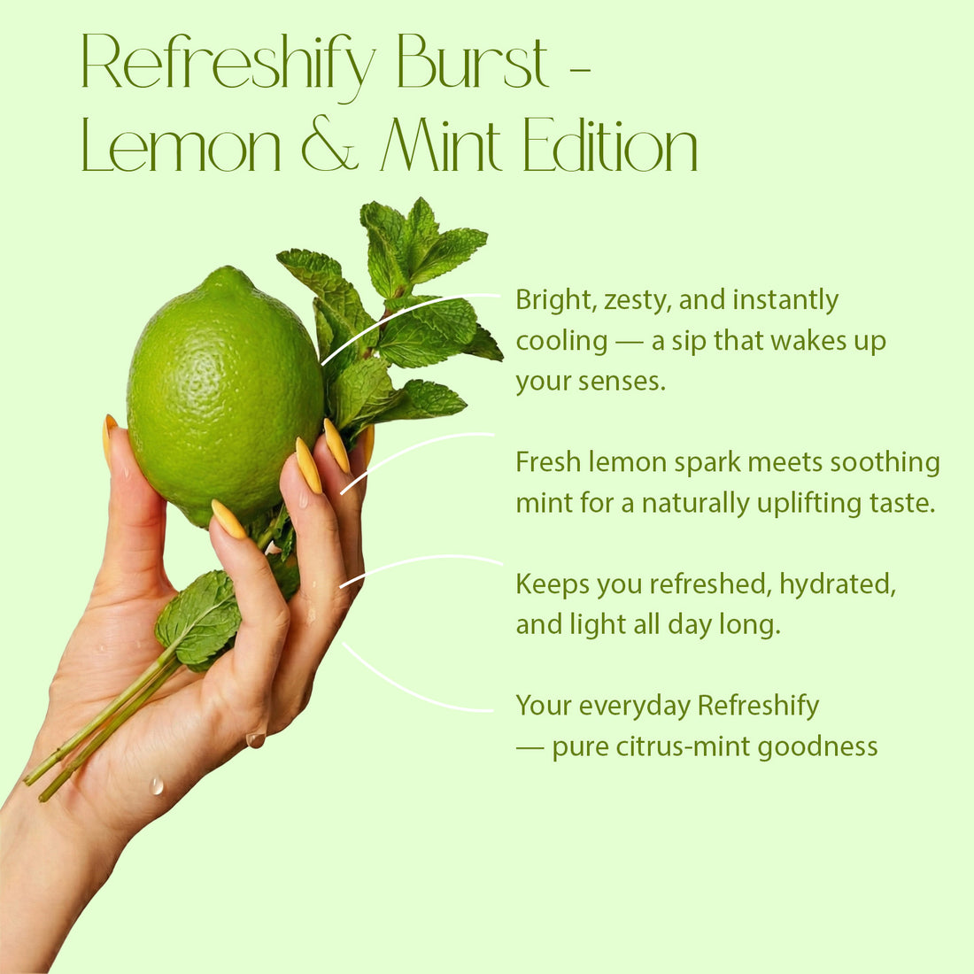 Lemon And Mint Juice