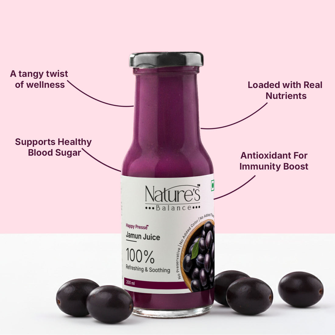 Jamun Juice - 76 Kcal