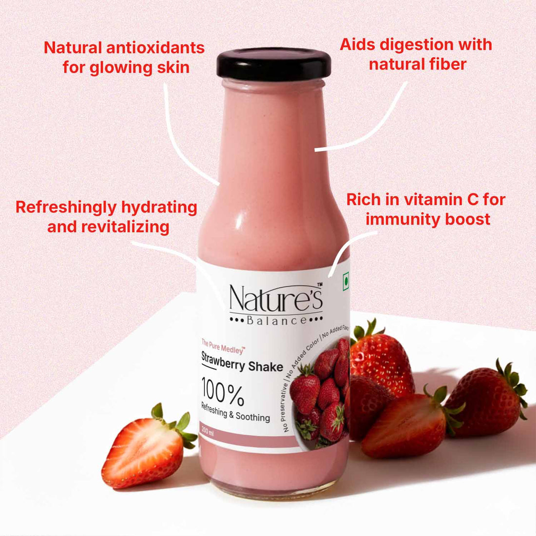 Strawberry Shake - 200 Kcal